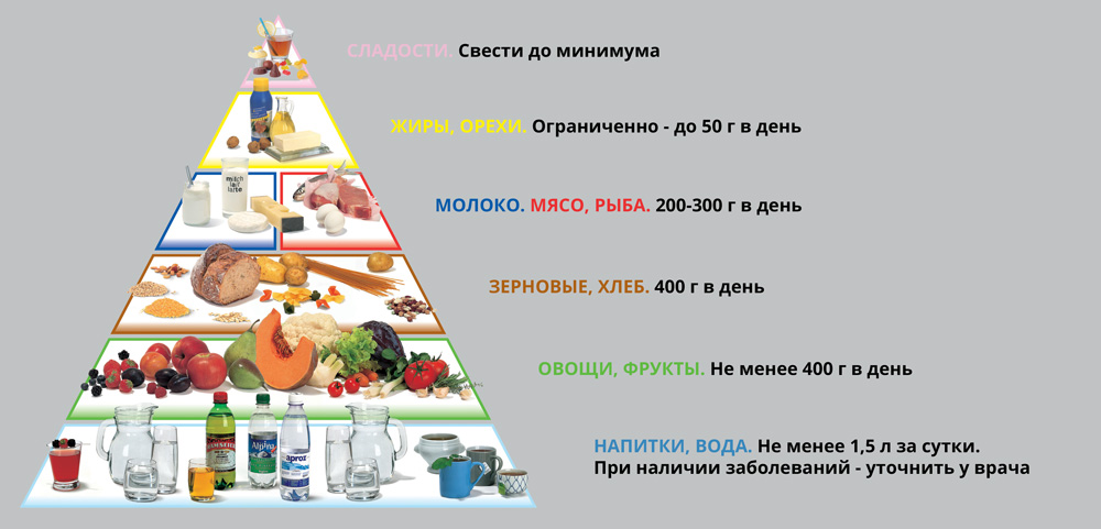 Пирамида здорового питания Пирамида здорового питания